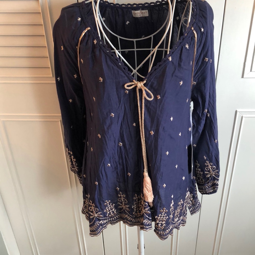 Blue blouse - Picture 2 of 2